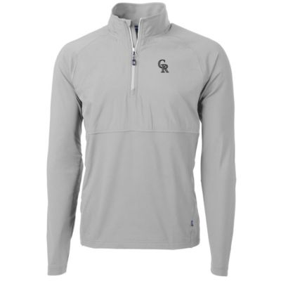 MLB Colorado Rockies Adapt Eco Knit Hybrid Recycled Quarter-Zip Pullover Jacket