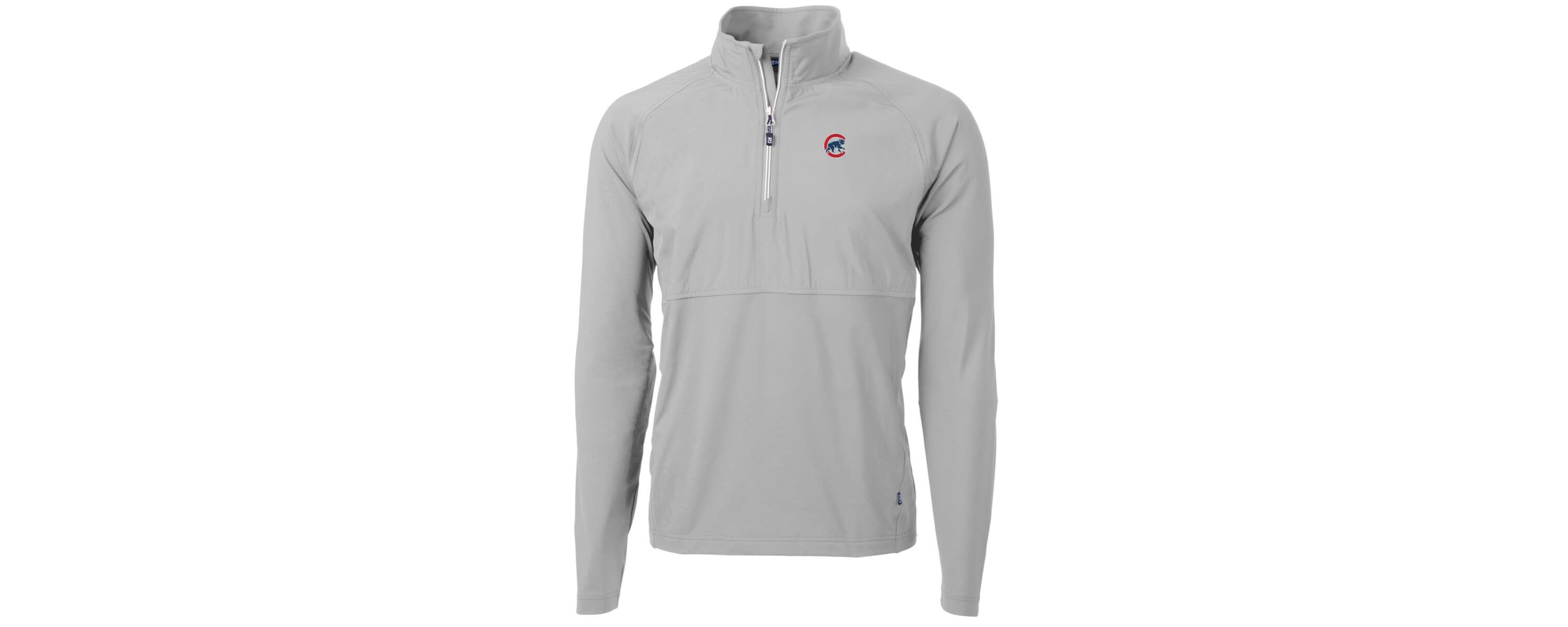 MLB Chicago Cubs Adapt Eco Knit Hybrid Recycled Quarter-Zip Pullover Jacket