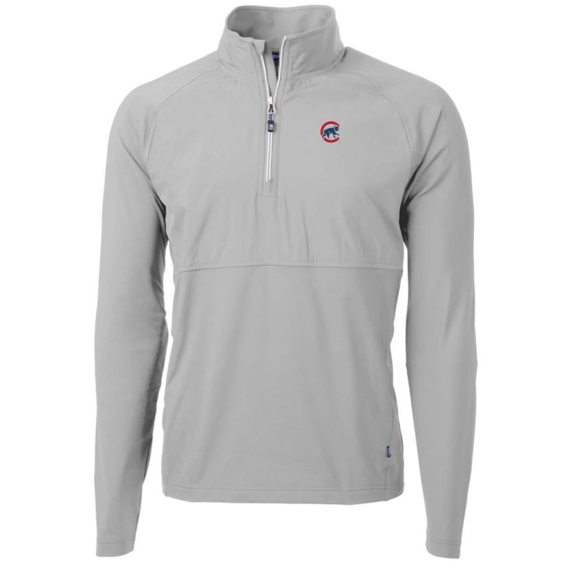 MLB Chicago Cubs Adapt Eco Knit Hybrid Recycled Quarter-Zip Pullover Jacket