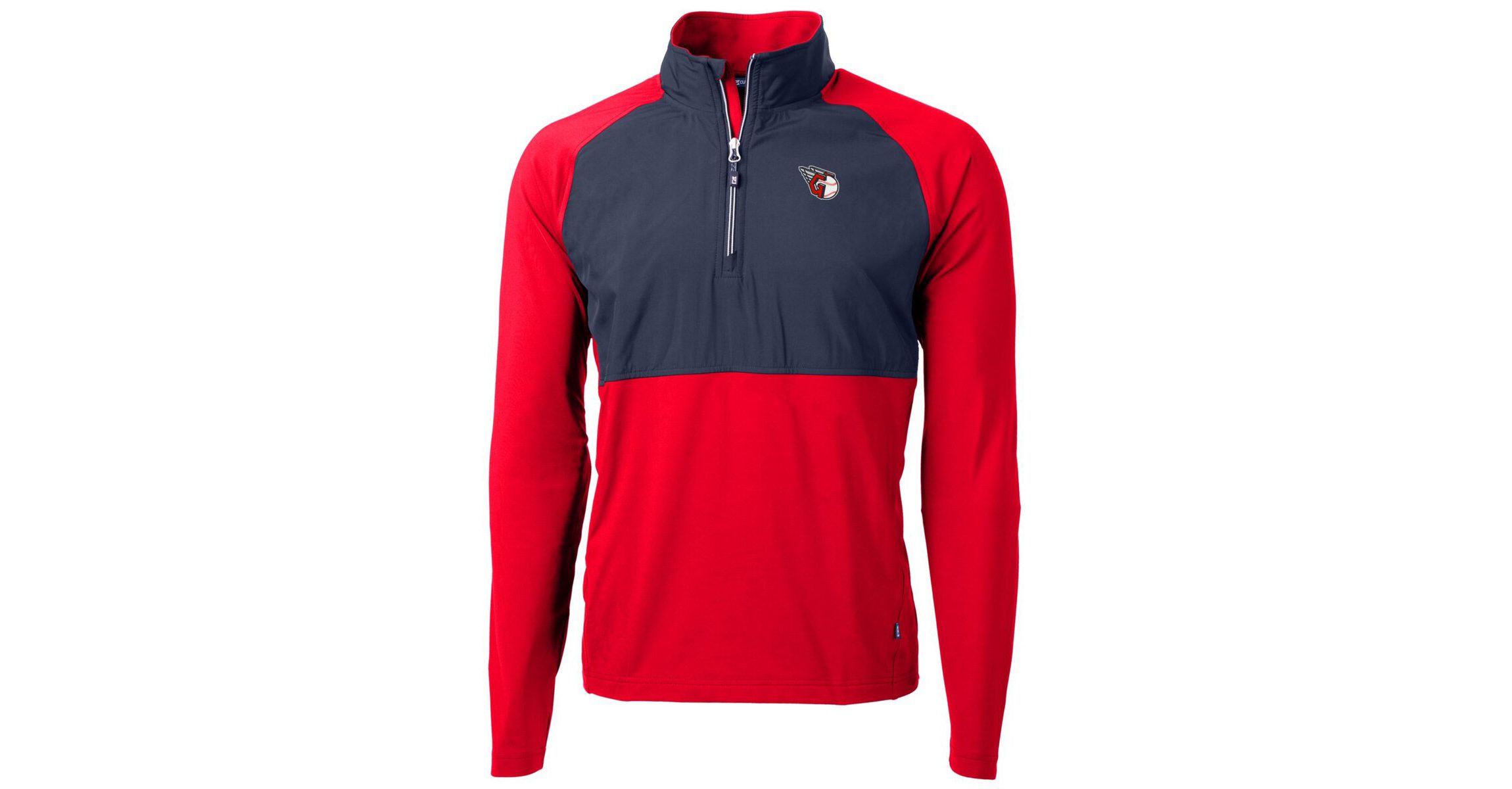 MLB Cleveland Guardians Adapt Eco Knit Hybrid Recycled Quarter-Zip Pullover Jacket