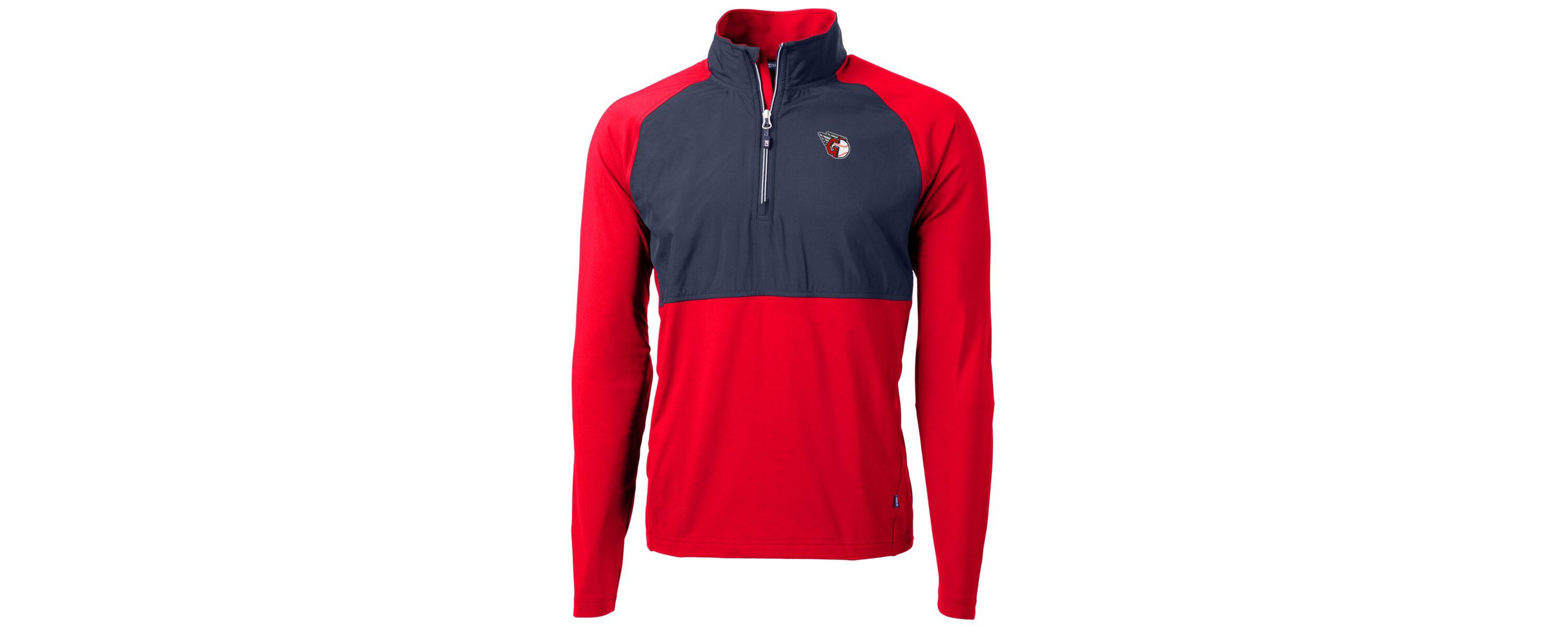 MLB Cleveland Guardians Adapt Eco Knit Hybrid Recycled Quarter-Zip Pullover Jacket