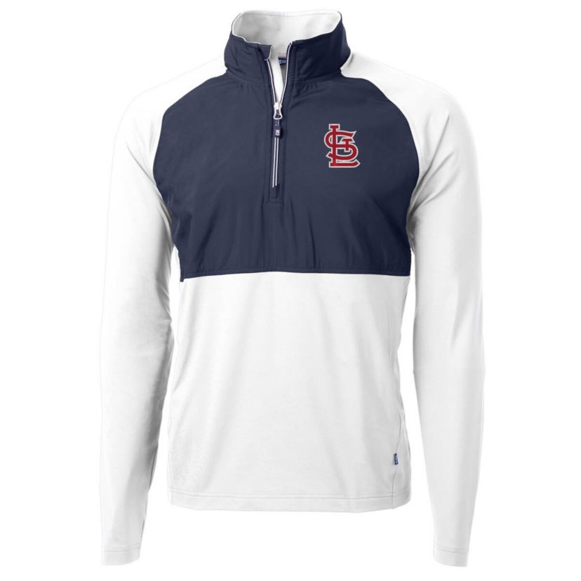 MLB St. Louis Cardinals Adapt Eco Knit Hybrid Recycled Quarter-Zip Pullover Jacket