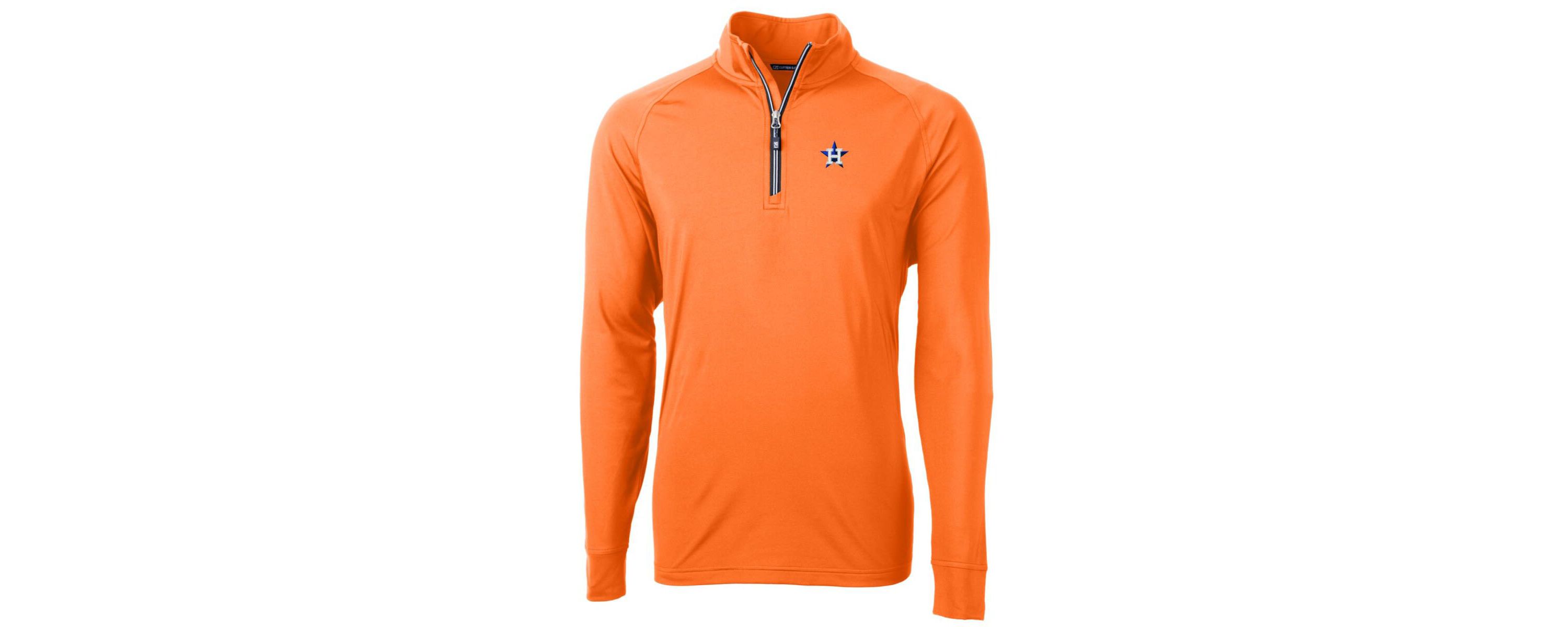 MLB Houston Astros Adapt Eco Knit Stretch Recycled Quarter-Zip Pullover Jacket