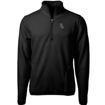 Chicago White Sox MLB Cascade Eco Sherpa Fleece Quarter-Zip Pullover Jacket