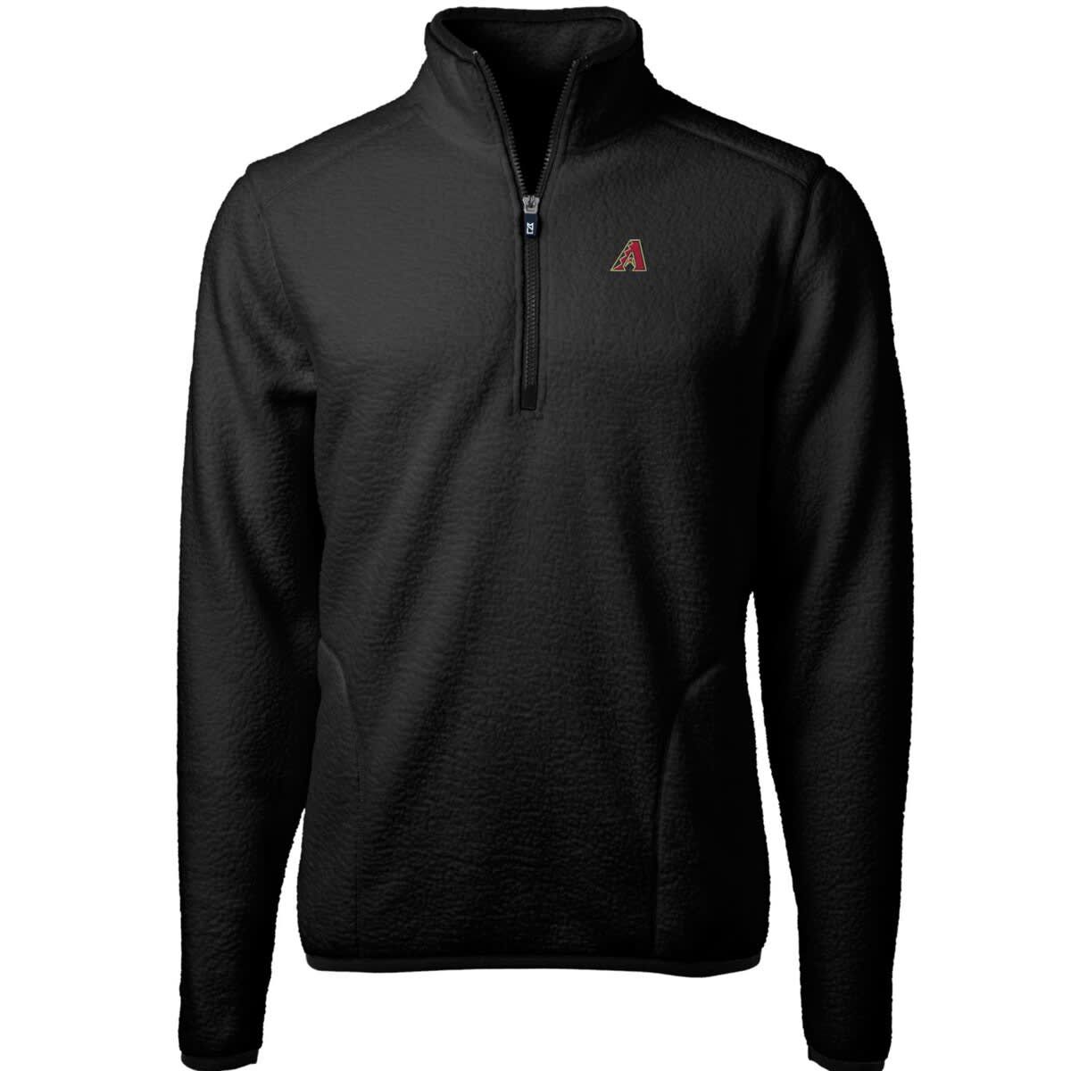 MLB Arizona Diamondbacks Cascade Eco Sherpa Fleece Quarter-Zip Pullover Jacket