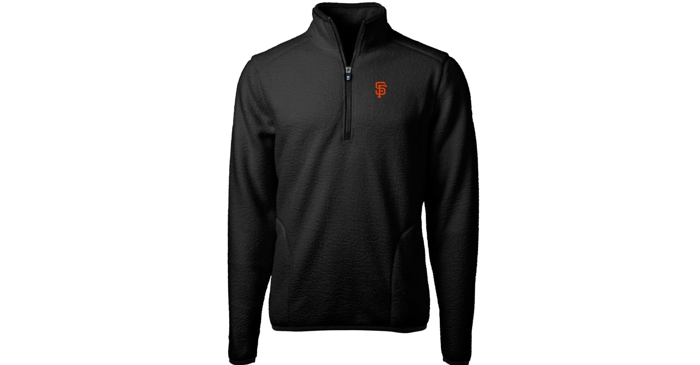 MLB San Francisco Giants Cascade Eco Sherpa Fleece Quarter-Zip Pullover Jacket