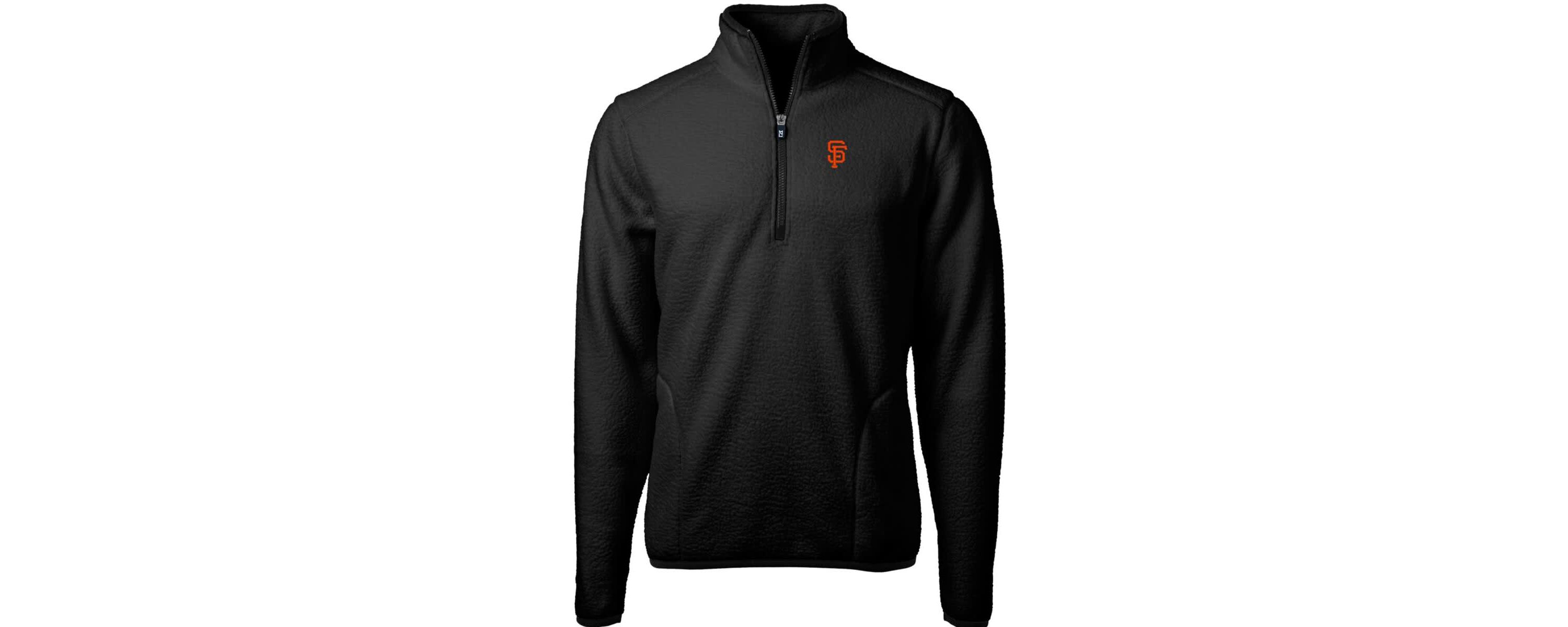 MLB San Francisco Giants Cascade Eco Sherpa Fleece Quarter-Zip Pullover Jacket