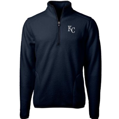 MLB Kansas City Royals Cascade Eco Sherpa Fleece Quarter-Zip Pullover Jacket