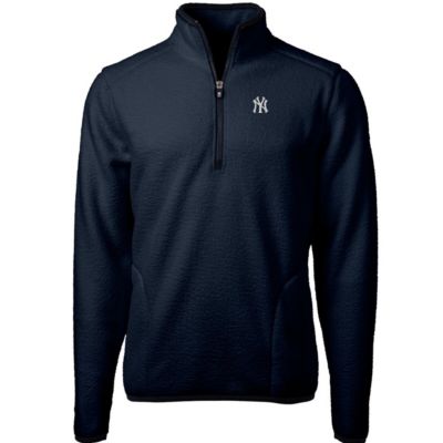 MLB New York Yankees Cascade Eco Sherpa Fleece Quarter-Zip Pullover Jacket