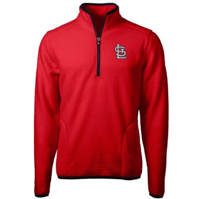 MLB St. Louis Cardinals Cascade Eco Sherpa Fleece Quarter-Zip Pullover Jacket