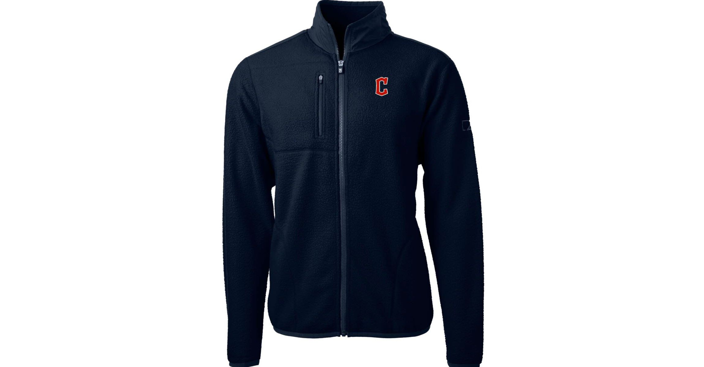 MLB Cleveland Guardians Cascade Eco Sherpa Fleece Full-Zip Jacket