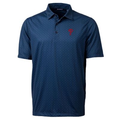 MLB Philadelphia Phillies Pike Double Dot Print Stretch Polo