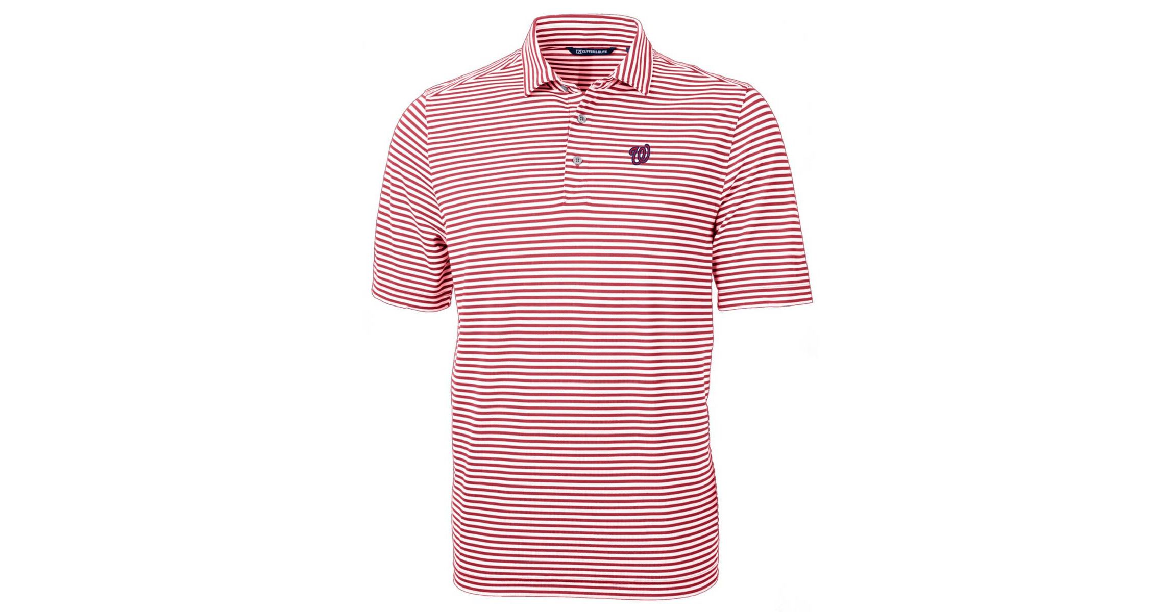 MLB Washington Nationals Virtue Eco Pique Stripe Recycled Polo