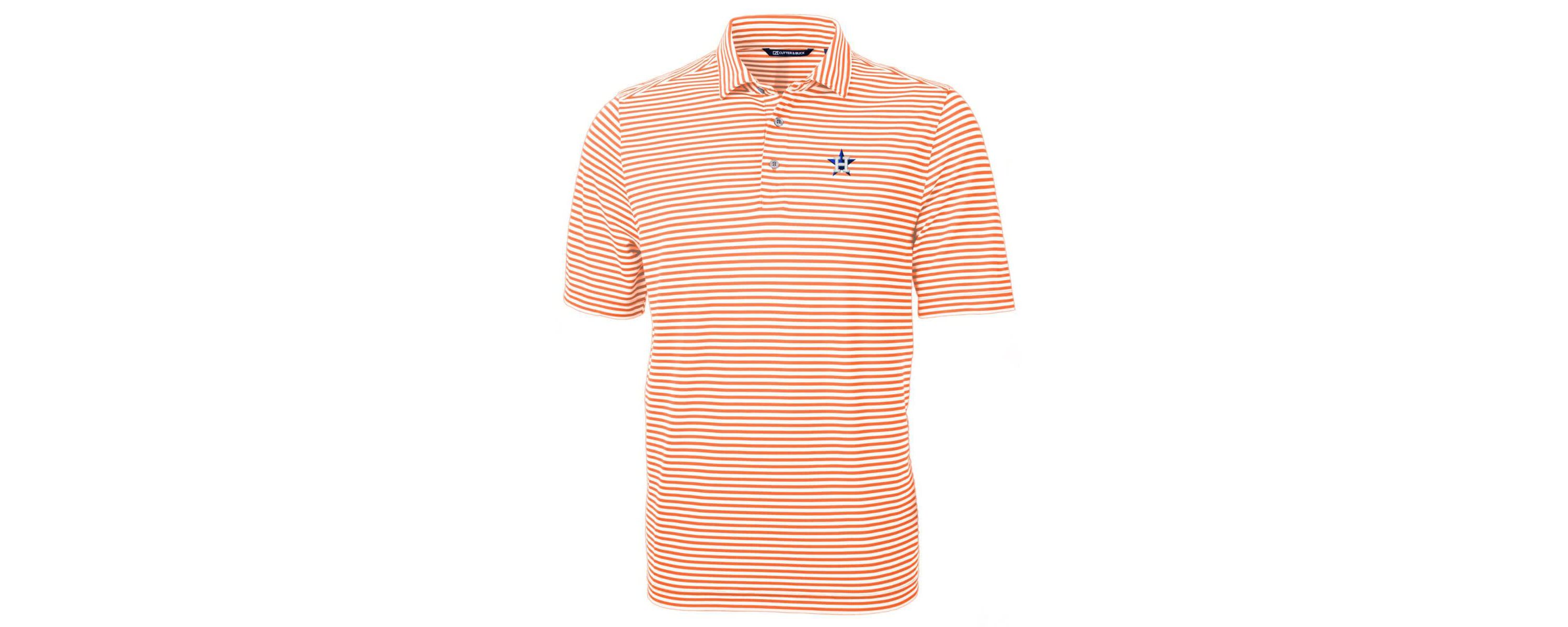 MLB Houston Astros Virtue Eco Pique Stripe Recycled Polo