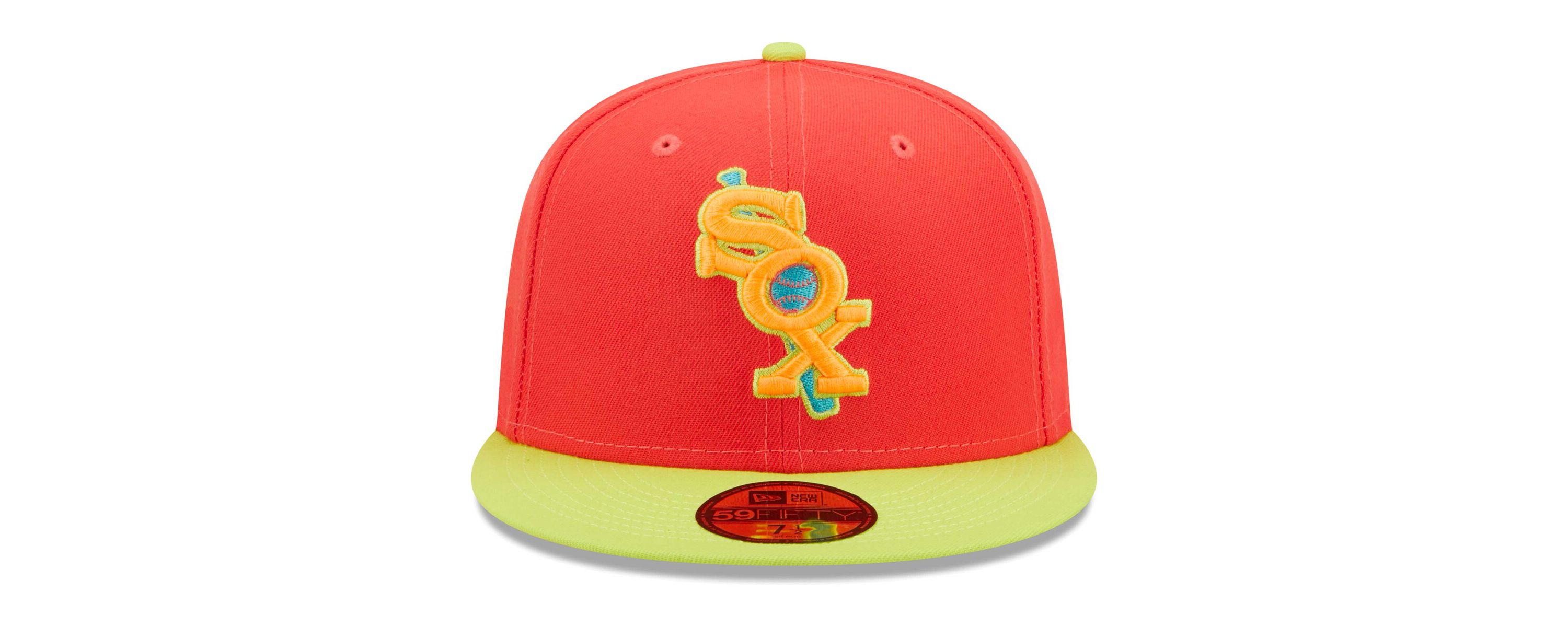 Chicago White Sox MLB Red/Neon Chicago Sox Lava Highlighter Combo 59FIFTY Fitted Hat