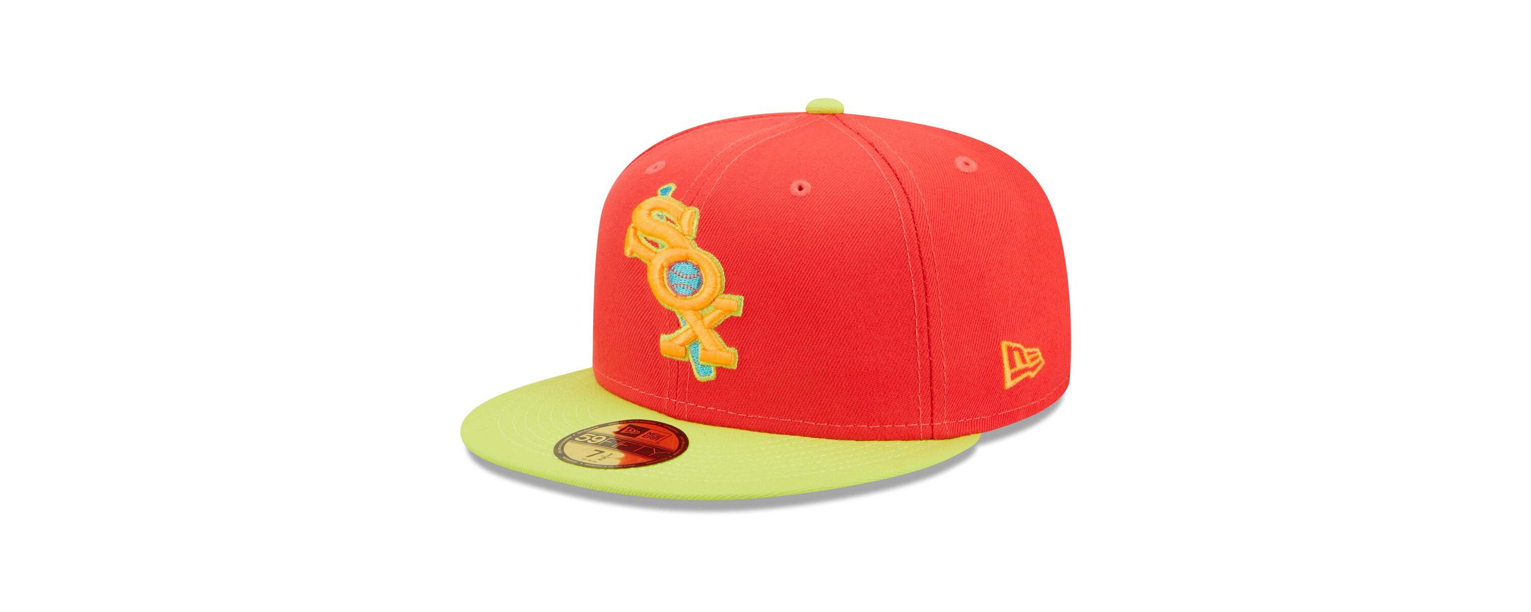 Chicago White Sox MLB Red/Neon Chicago Sox Lava Highlighter Combo 59FIFTY Fitted Hat