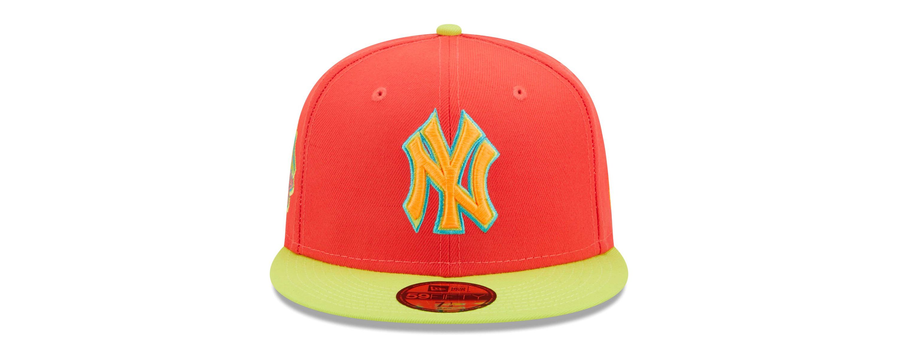 MLB Red/Neon New York Yankees Lava Highlighter Combo 59FIFTY Fitted Hat