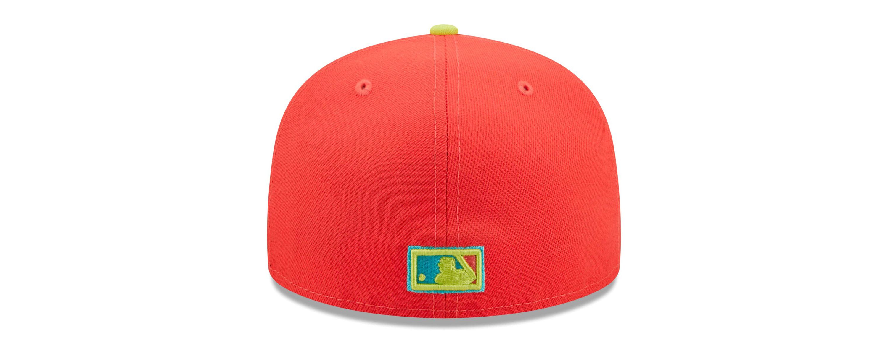 MLB Red/Neon New York Yankees Lava Highlighter Combo 59FIFTY Fitted Hat