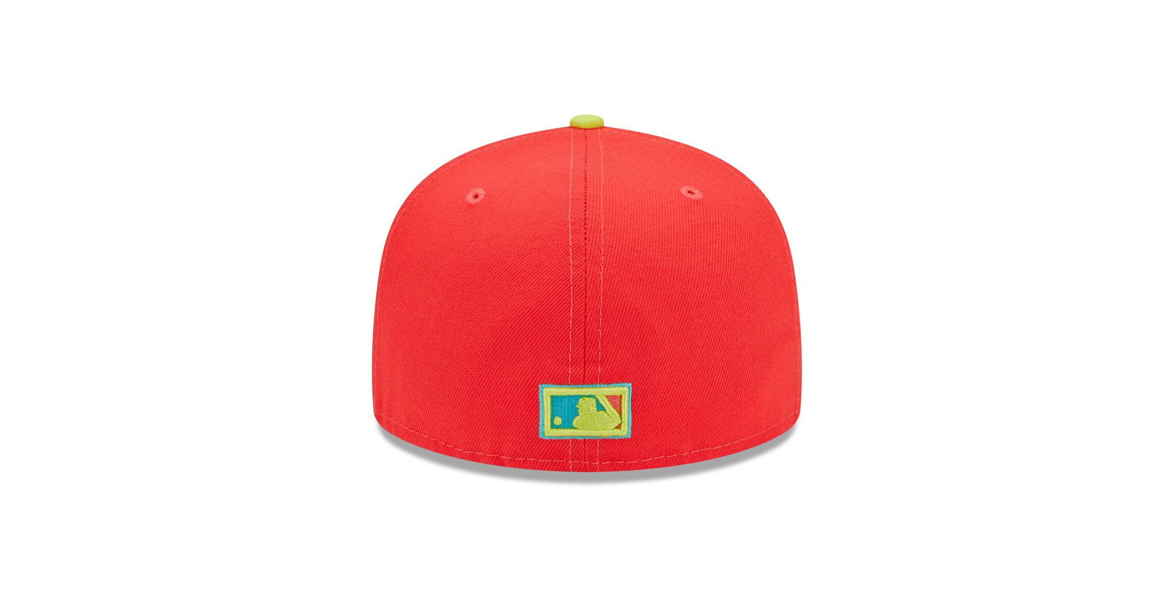 Oakland Athletics MLB Red/Neon Athletics 40th Anniversary Lava Highlighter Combo 59FIFTY Fitted Hat