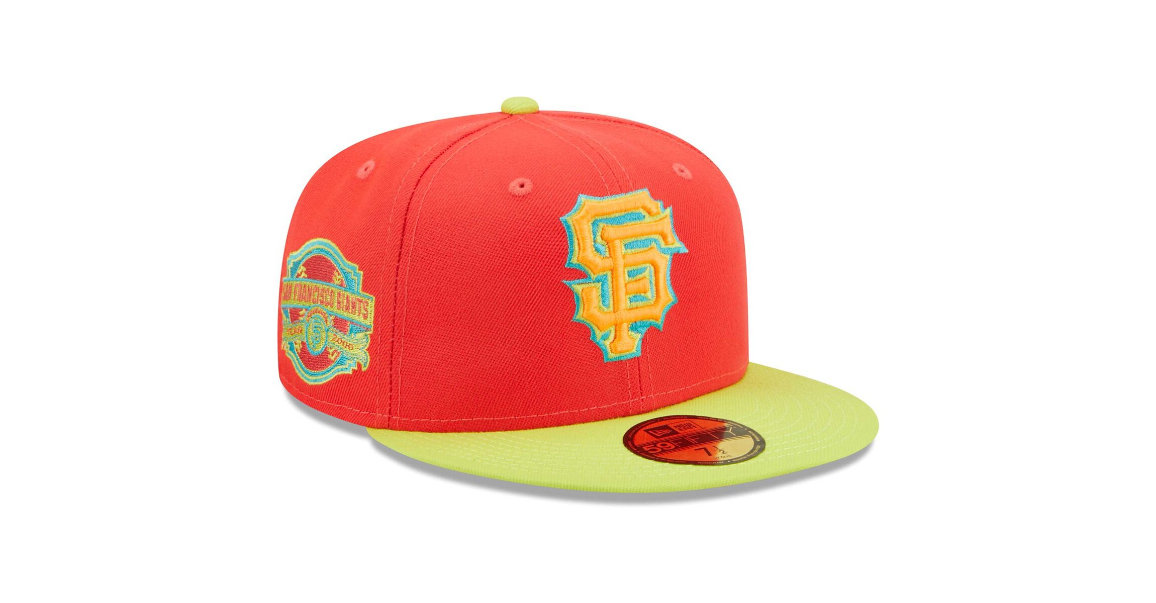 MLB Red/Neon San Francisco Giants Lava Highlighter Combo 59FIFTY Fitted Hat