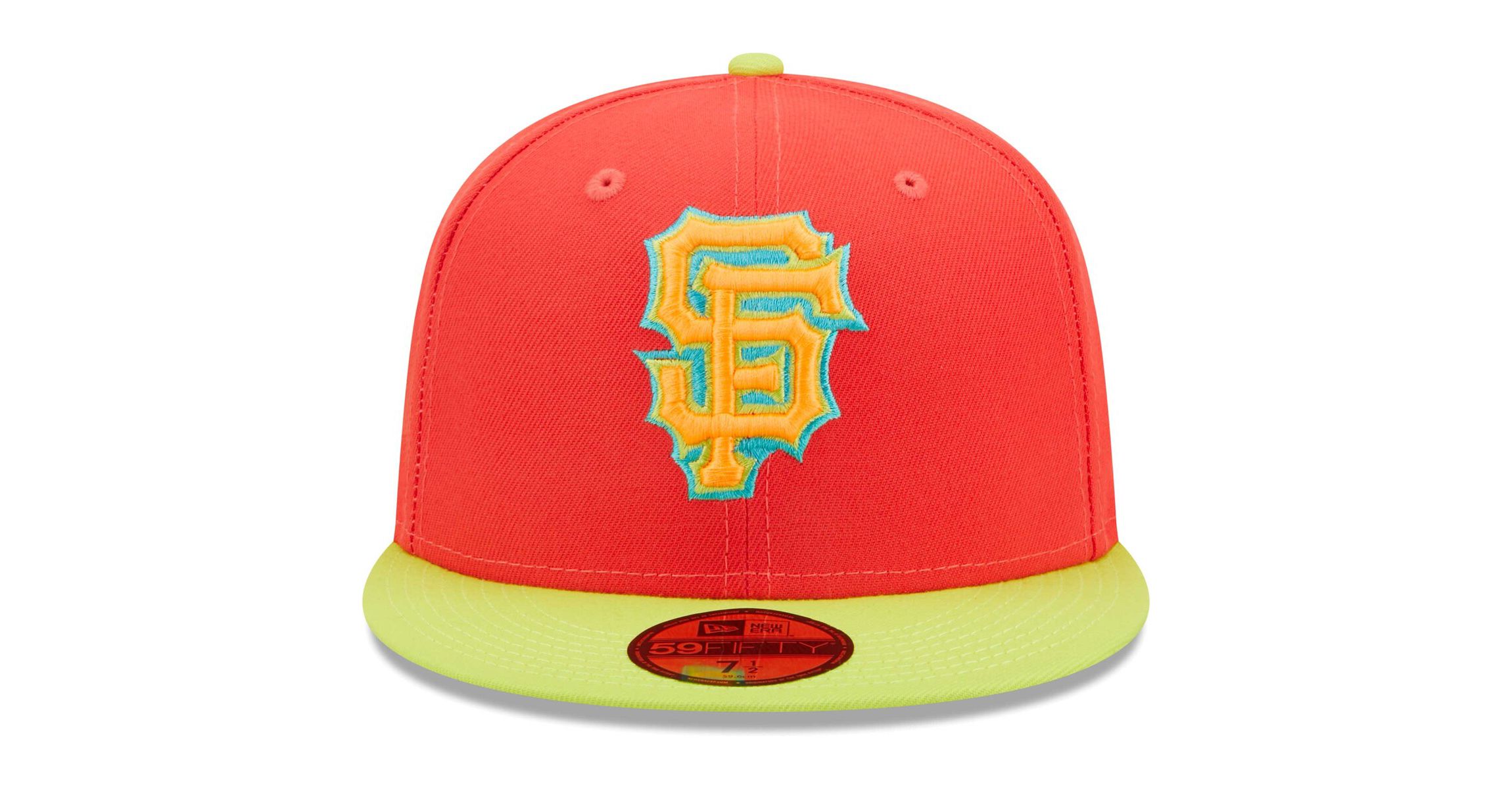 MLB Red/Neon San Francisco Giants Lava Highlighter Combo 59FIFTY Fitted Hat