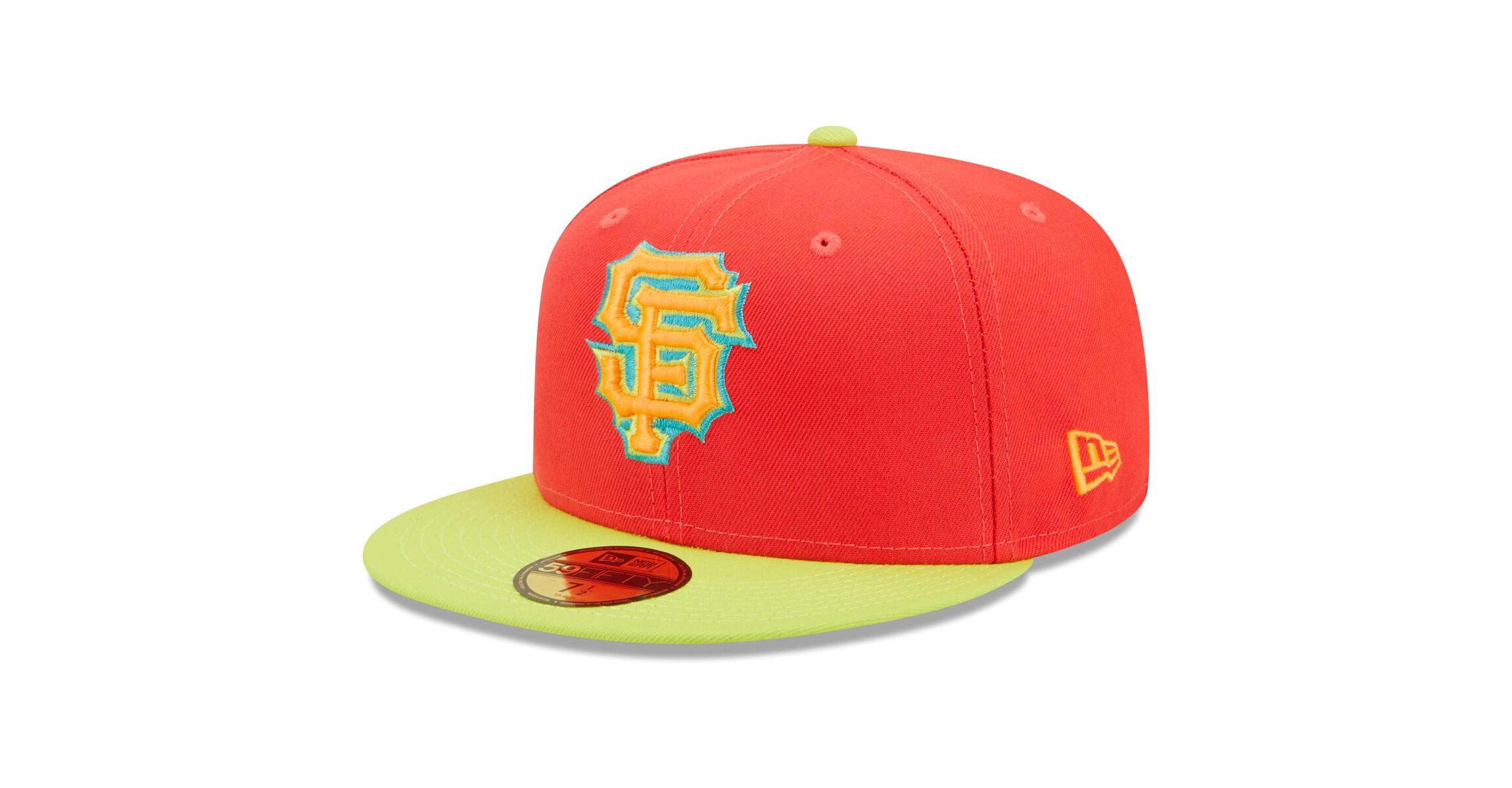 MLB Red/Neon San Francisco Giants Lava Highlighter Combo 59FIFTY Fitted Hat