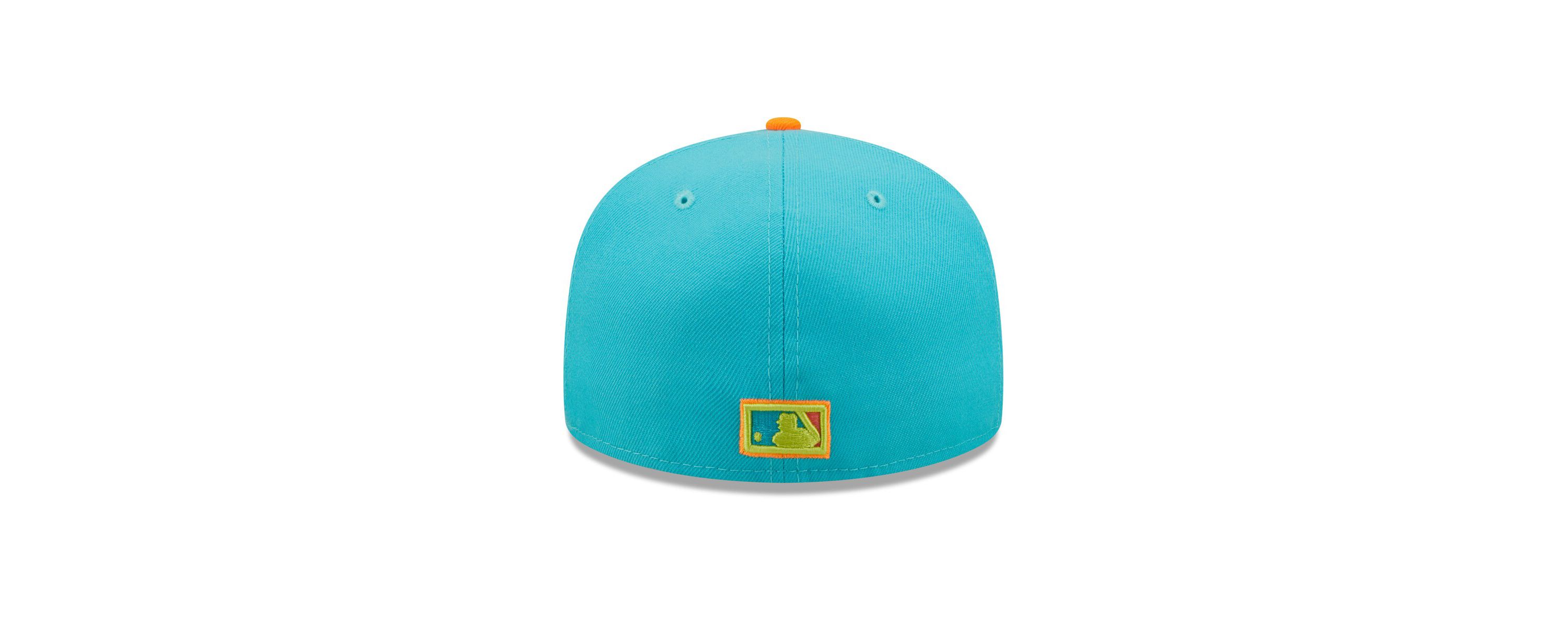 MLB Blue/Orange Los Angeles Dodgers Vice Highlighter 59FIFTY Fitted Hat