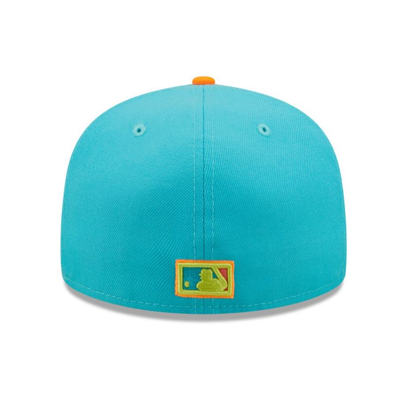 MLB Blue/Orange Los Angeles Dodgers Vice Highlighter 59FIFTY Fitted Hat