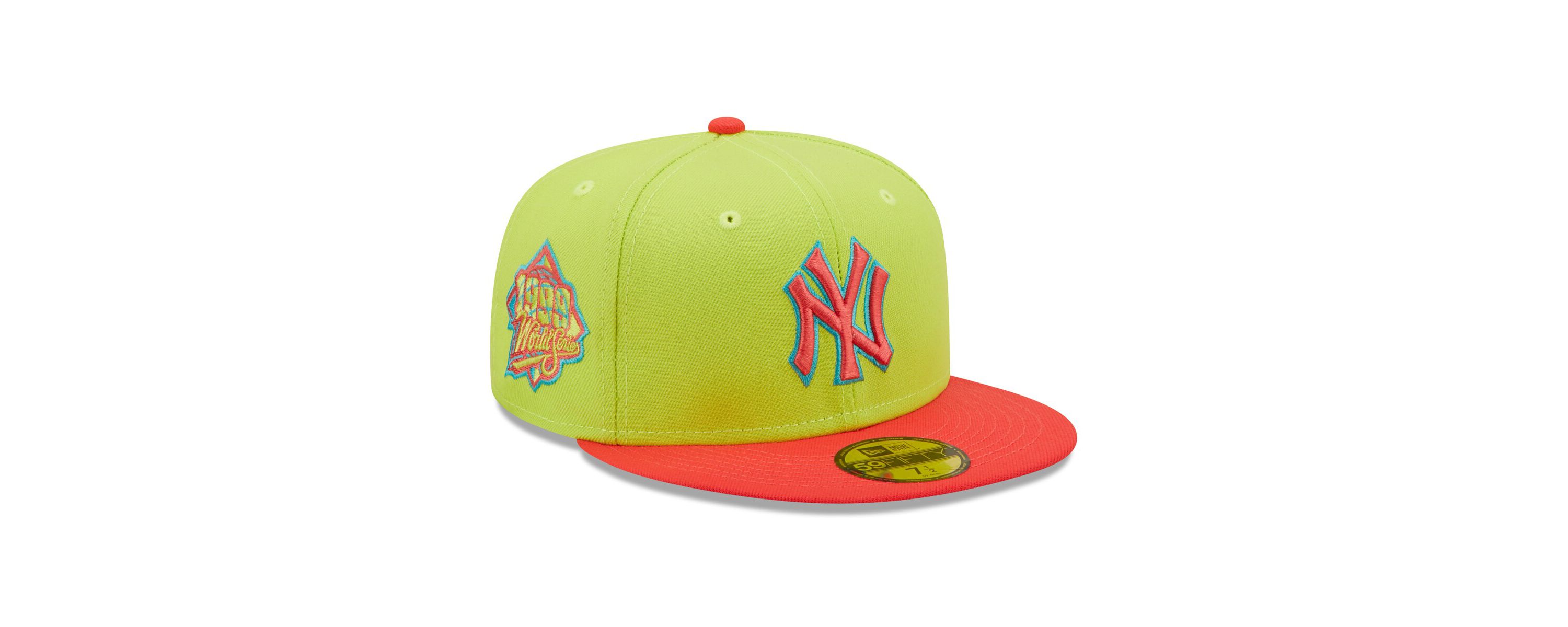 MLB Green/Red New York Yankees Cyber Highlighter 59FIFTY Fitted Hat