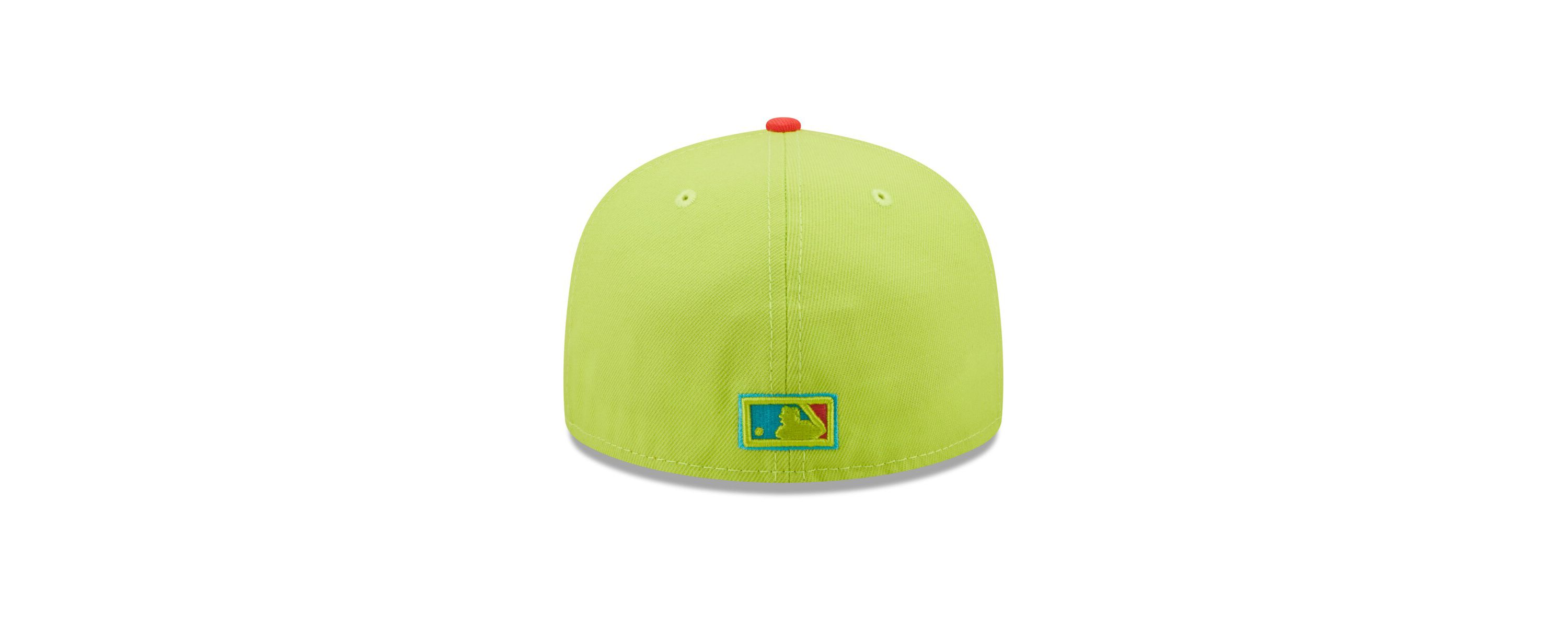 MLB Green/Red New York Yankees Cyber Highlighter 59FIFTY Fitted Hat