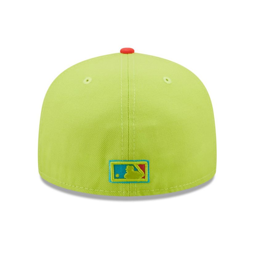 MLB Green/Red New York Yankees Cyber Highlighter 59FIFTY Fitted Hat