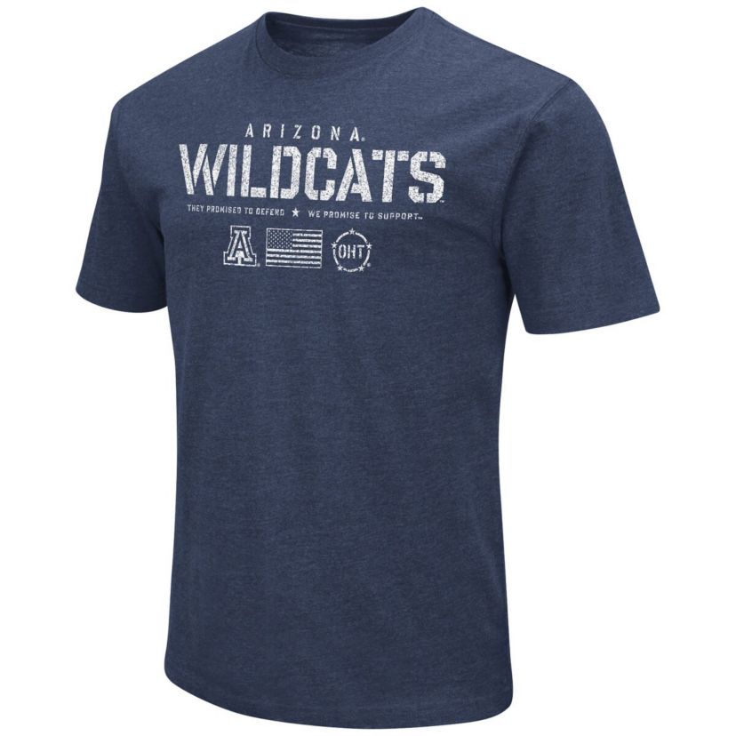 NCAA Arizona Wildcats OHT Military Appreciation Flag 2.0 T-Shirt