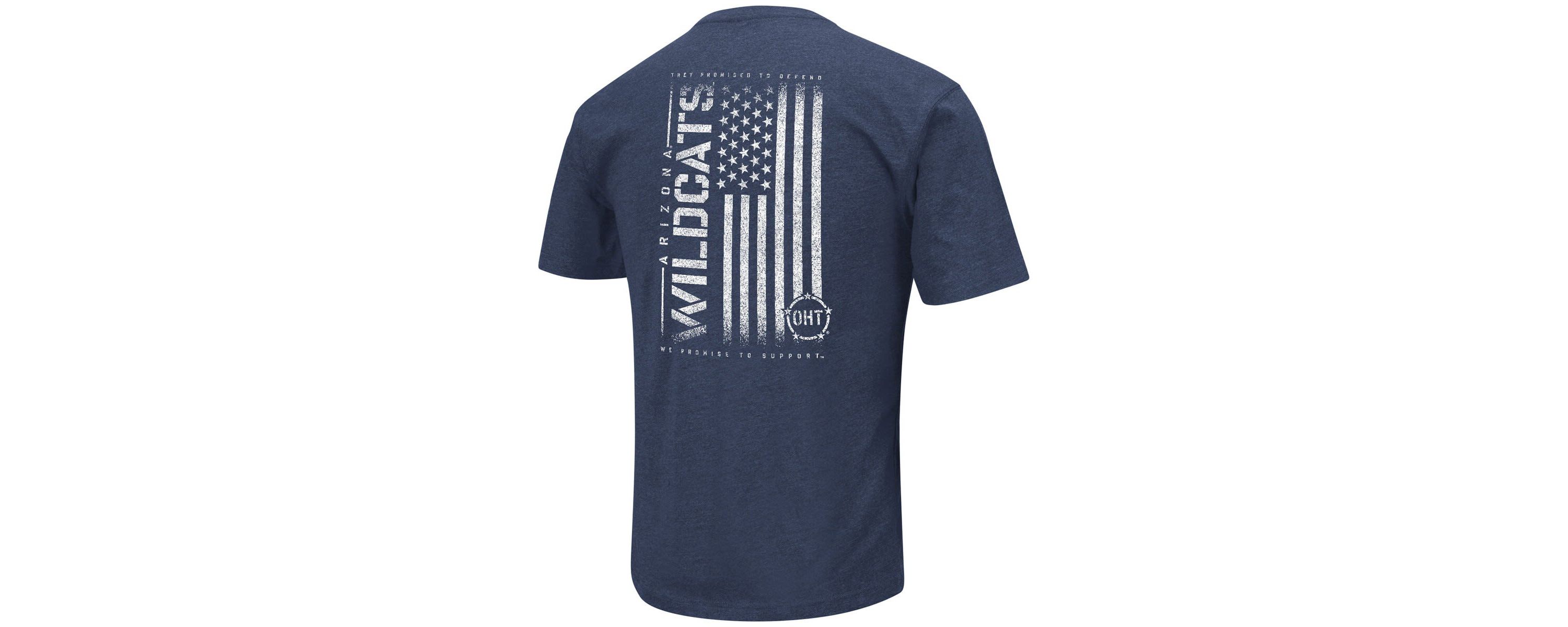 NCAA Arizona Wildcats OHT Military Appreciation Flag 2.0 T-Shirt