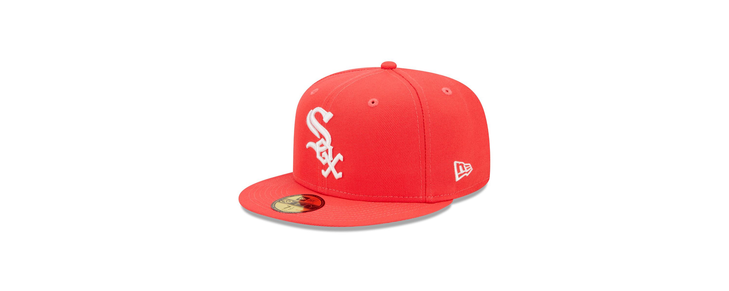 Chicago White Sox MLB Chicago Sox Lava Highlighter Logo 59FIFTY Fitted Hat