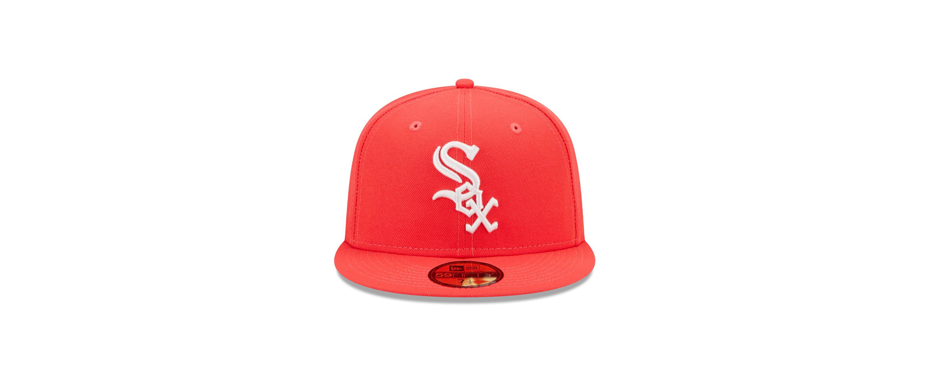 Chicago White Sox MLB Chicago Sox Lava Highlighter Logo 59FIFTY Fitted Hat