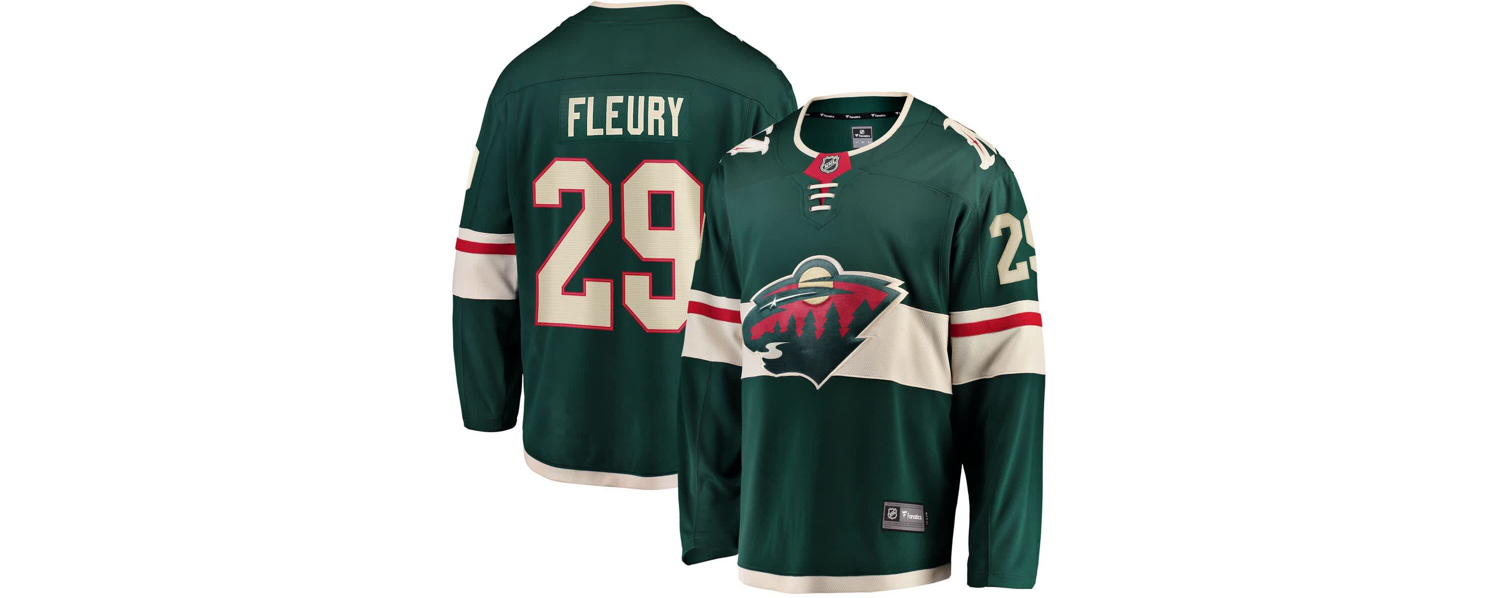 NHL Fanatics Marc-Andre Fleury Minnesota Wild Home Breakaway Player Jersey