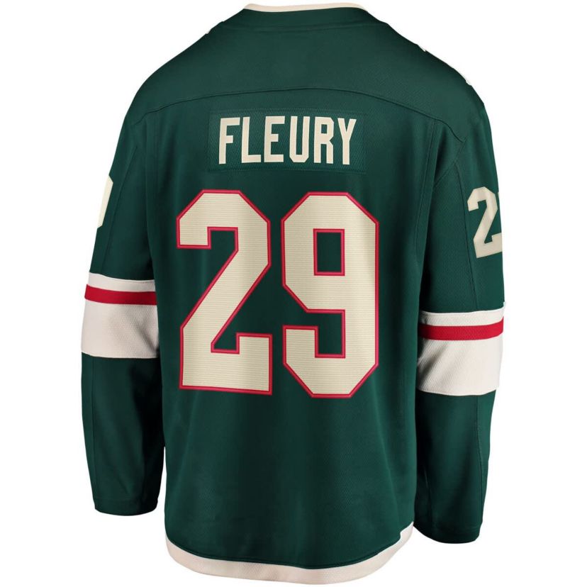NHL Fanatics Marc-Andre Fleury Minnesota Wild Home Breakaway Player Jersey