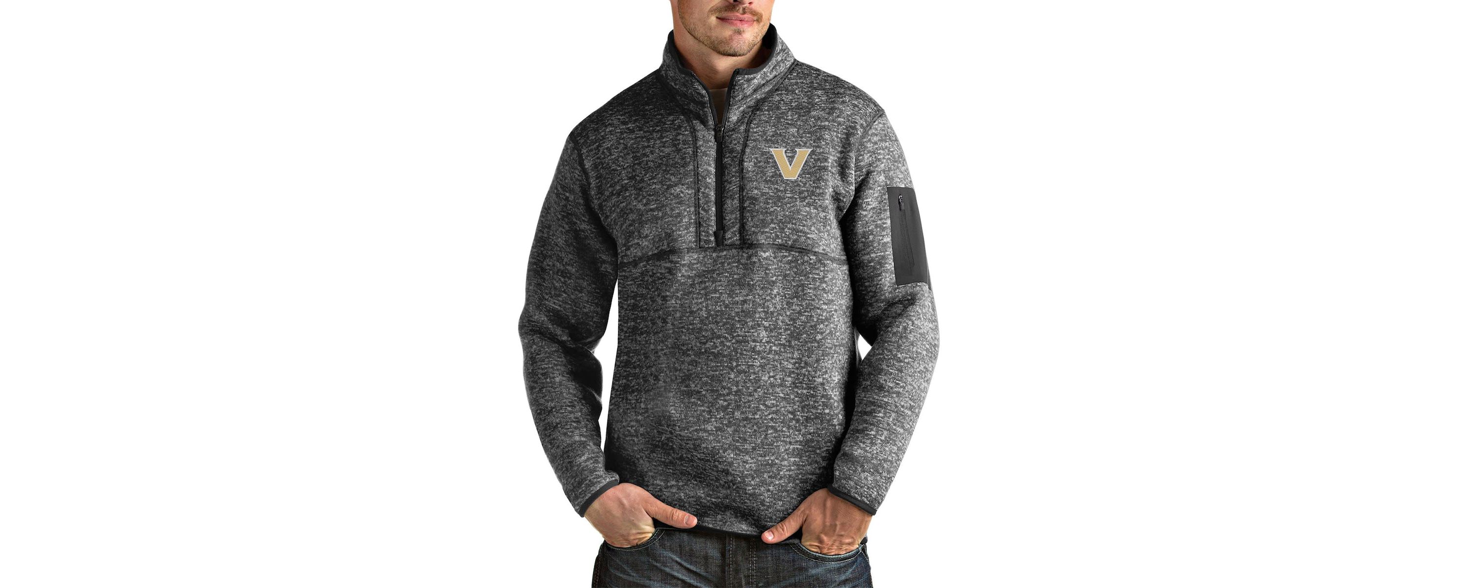 NCAA ed Vanderbilt Commodores Fortune Quarter-Zip Pullover Jacket