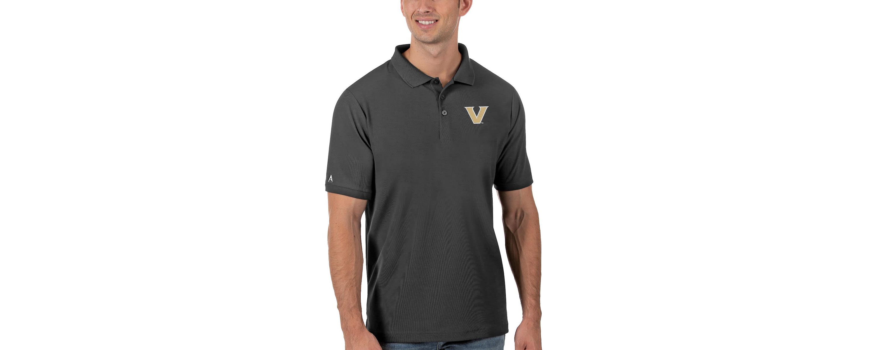 NCAA Vanderbilt Commodores Legacy Pique Polo