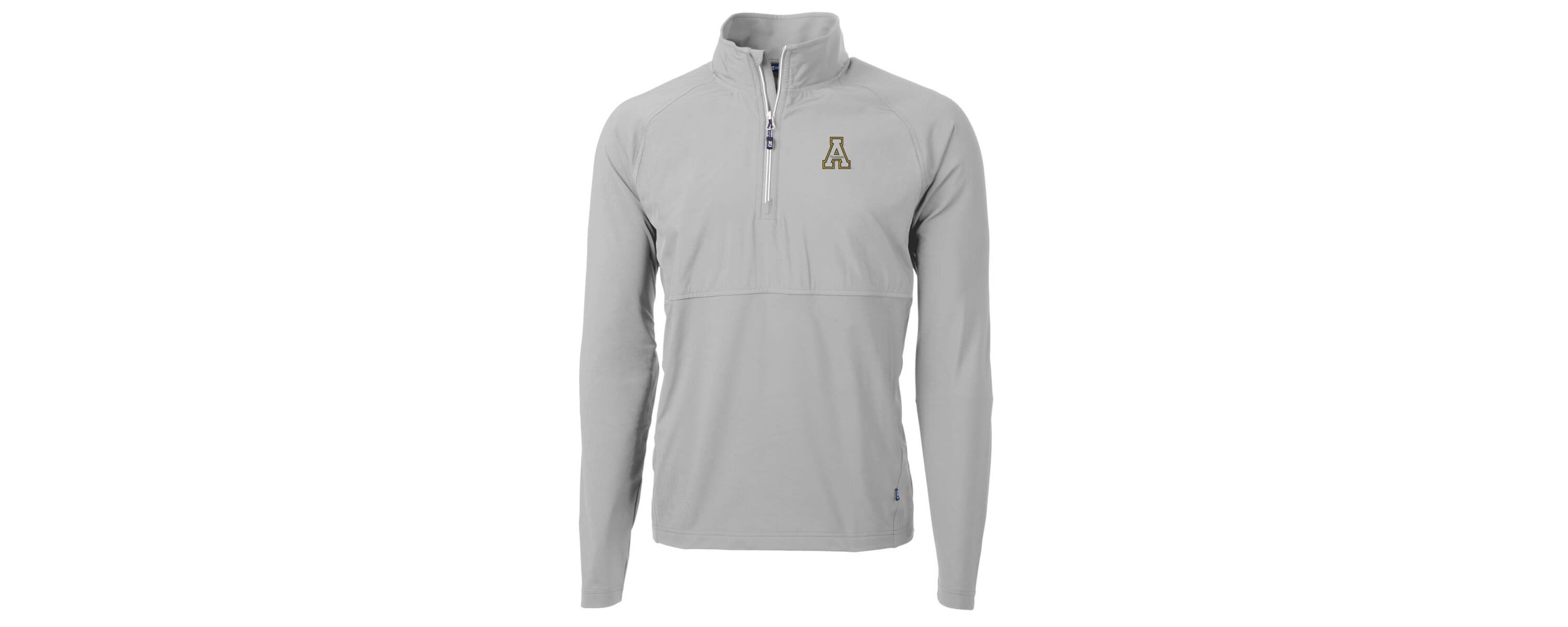 NCAA Appalachian State Mountaineers Adapt Eco Knit Hybrid Recycled Quarter-Zip Pullover Top