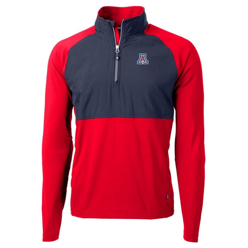 NCAA Arizona Wildcats Adapt Eco Knit Hybrid Recycled Quarter-Zip Pullover Top