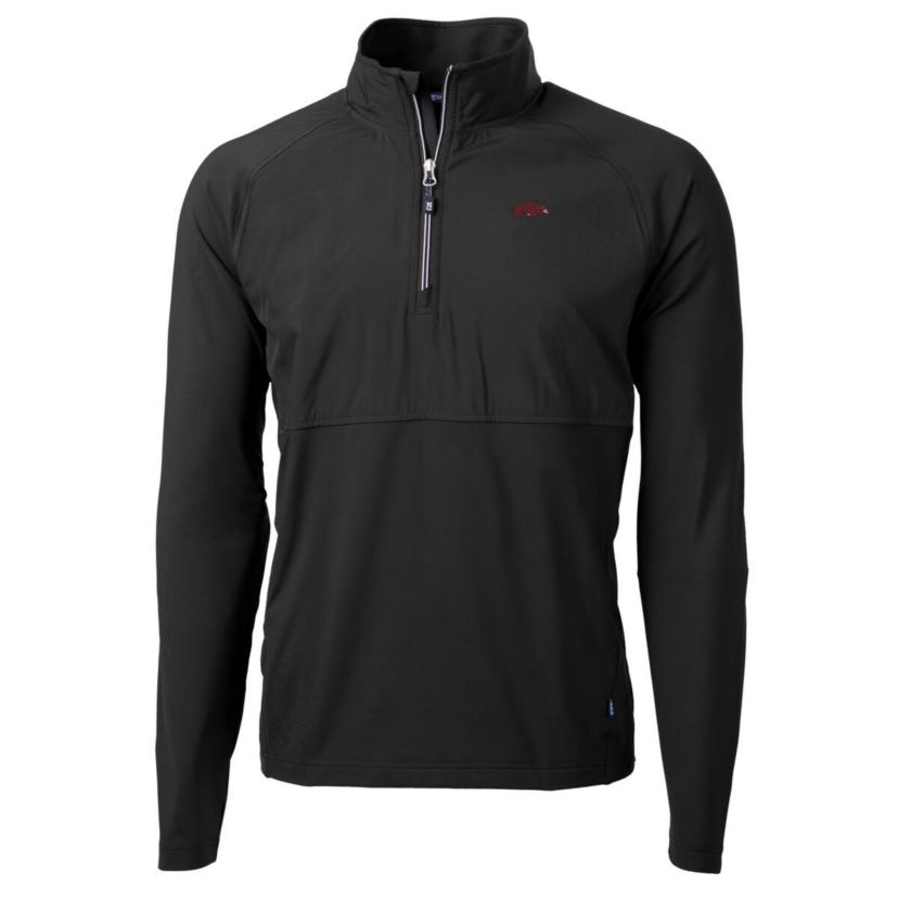 NCAA Arkansas Razorbacks Adapt Eco Knit Hybrid Recycled Quarter-Zip Pullover Top