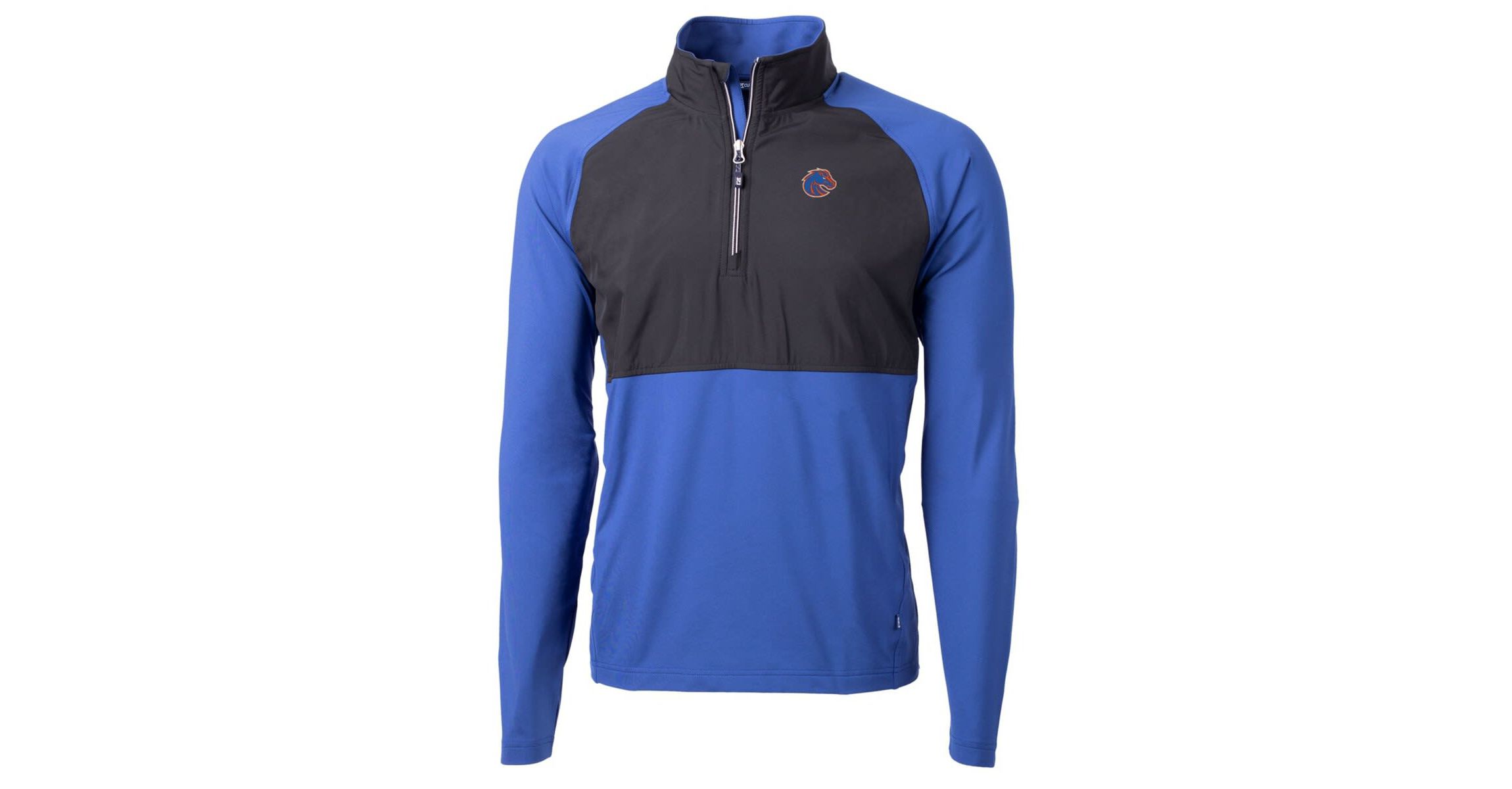 NCAA Boise State Broncos Adapt Eco Knit Hybrid Recycled Quarter-Zip Pullover Top