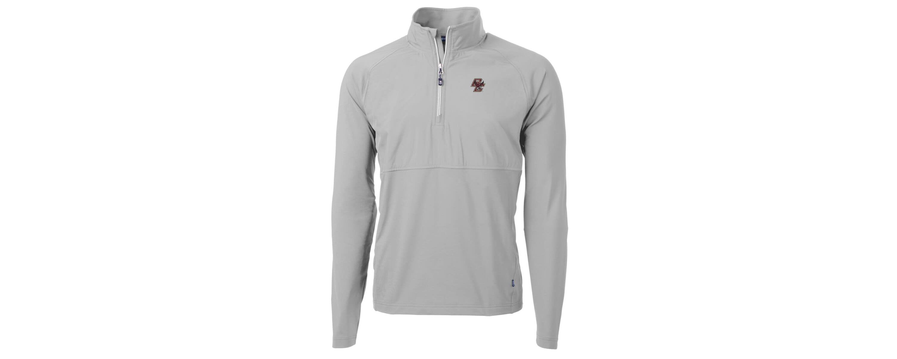 Boston College Eagles NCAA Boston NCAA Eagles Adapt Eco Knit Hybrid Recycled Quarter-Zip Pullover Top