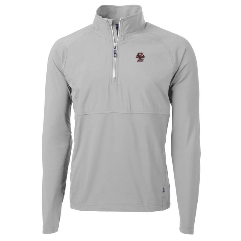 Boston College Eagles NCAA Boston NCAA Eagles Adapt Eco Knit Hybrid Recycled Quarter-Zip Pullover Top