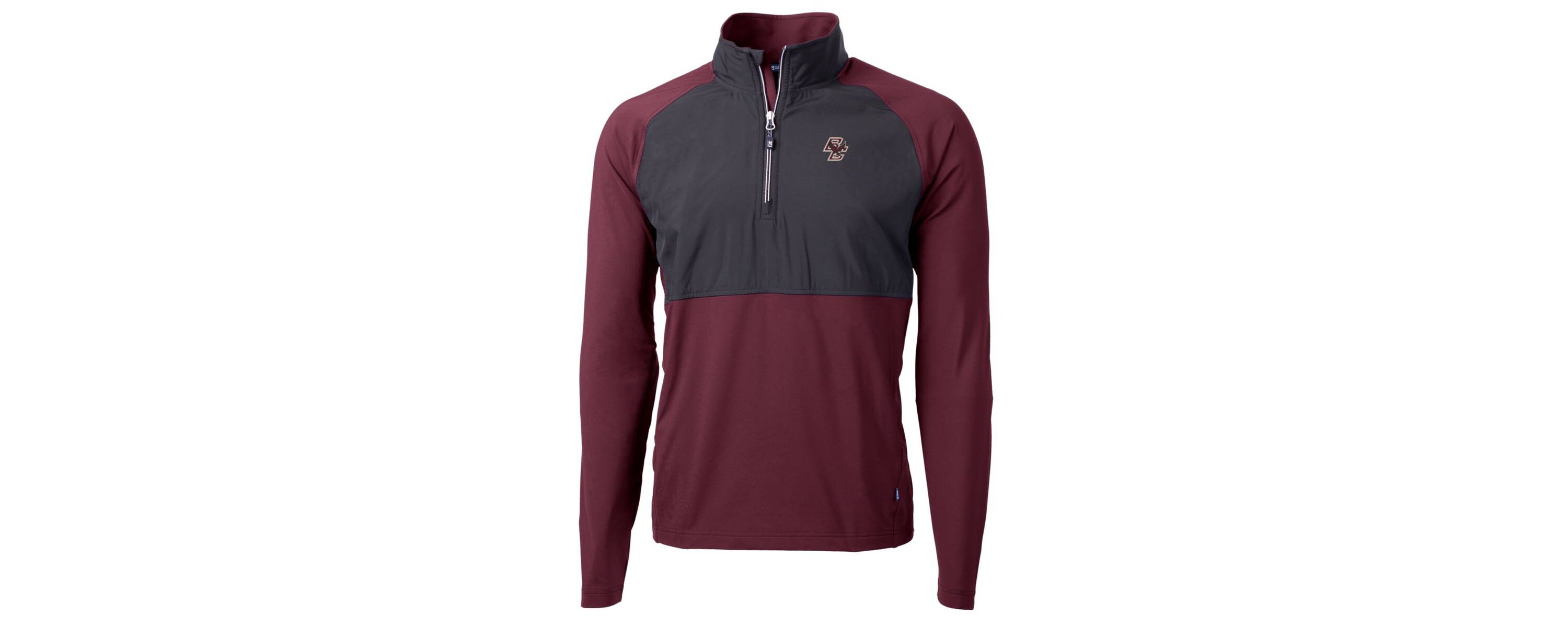 Boston College Eagles NCAA Boston NCAA Eagles Adapt Eco Knit Hybrid Recycled Quarter-Zip Pullover Top