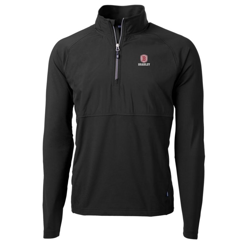 NCAA Bradley Braves Adapt Eco Knit Hybrid Recycled Quarter-Zip Pullover Top