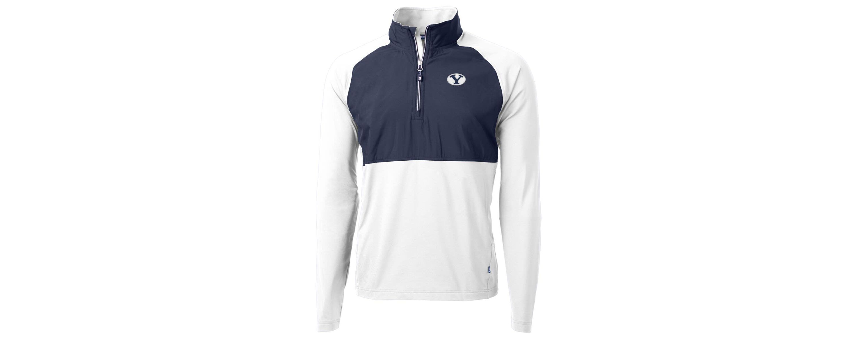 NCAA BYU Cougars Adapt Eco Knit Hybrid Recycled Quarter-Zip Pullover Top