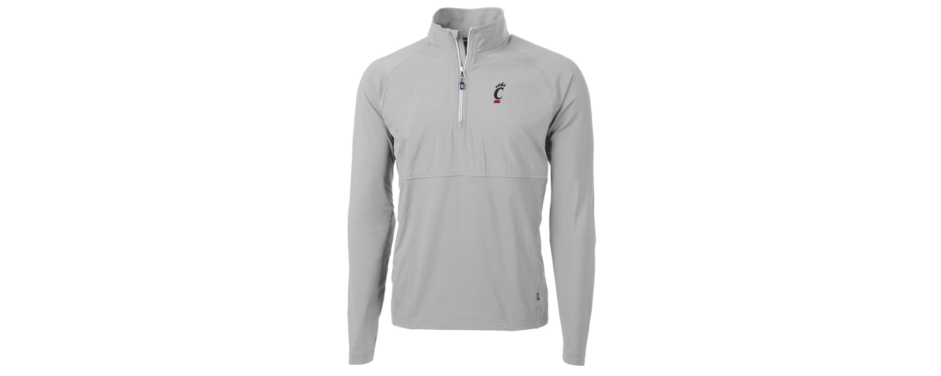 NCAA Cincinnati Bearcats Adapt Eco Knit Hybrid Recycled Quarter-Zip Pullover Top