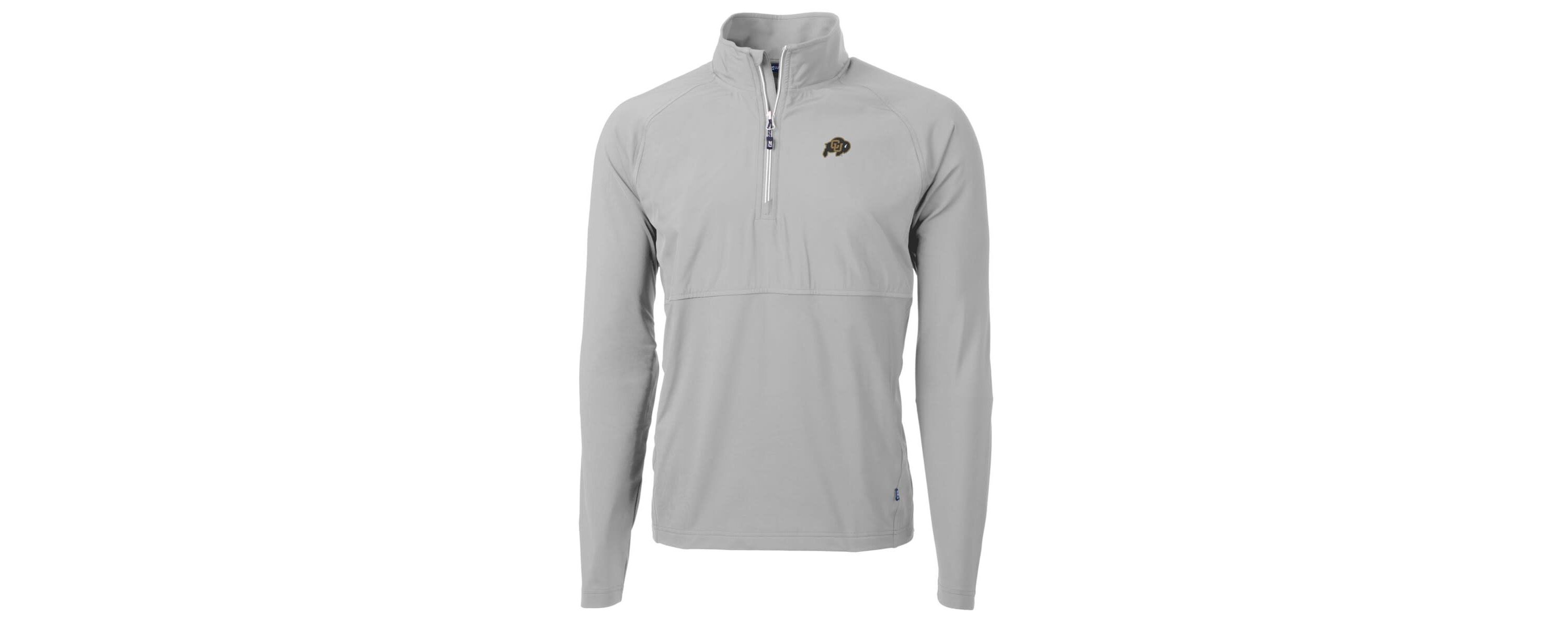 NCAA Colorado Buffaloes Adapt Eco Knit Hybrid Recycled Quarter-Zip Pullover Top